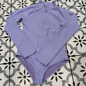 Gap Kids Lavender Rash Guard Swim Suit, Size XXL